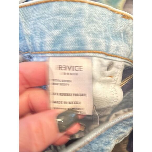Revice Yin Yang Zip Through Jeans sz 25 EUC - Picture 10 of 10